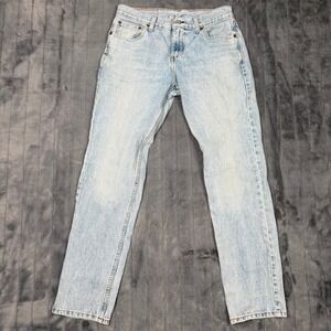 Levis 511 Slim Fit Jeans Mens 30x30 Light Wash Blue Denim 04511-2939